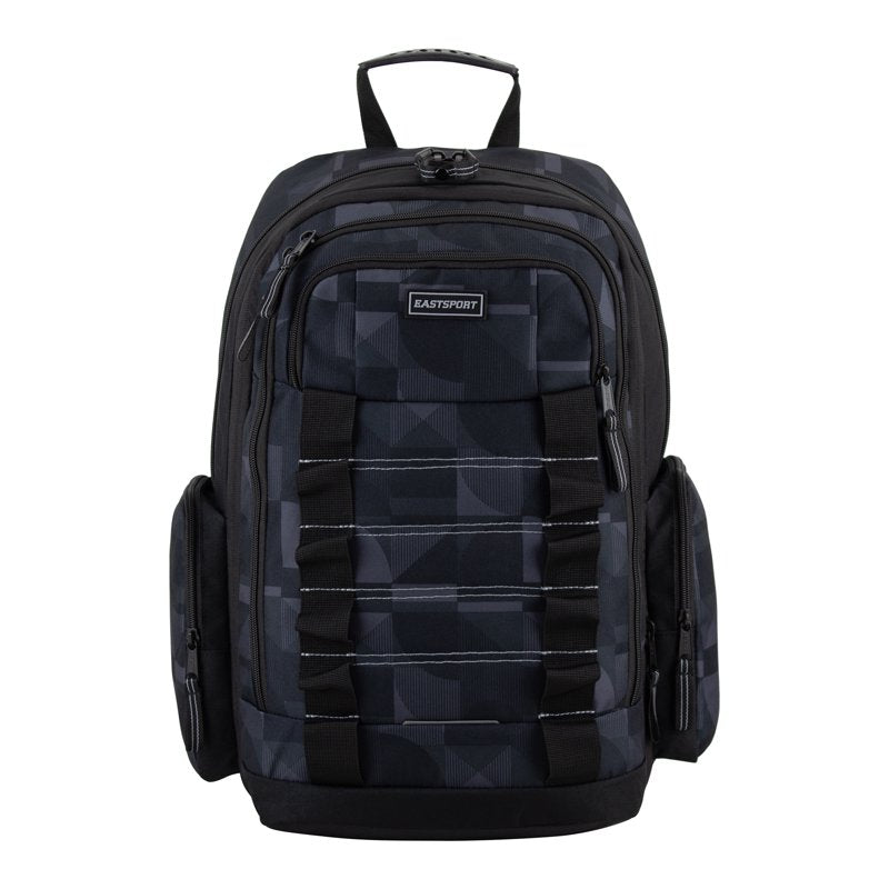 Unisex Recycled Expandable Backpack with Multiple Compartments and Molle Webbing