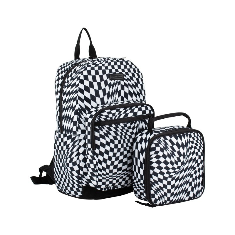 Unisex 17-Inch Backpack & Lunch Box Set - Insulated, Multiple Colors