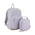 Unisex 17-Inch Backpack & Lunch Box Set for School, Travel & Commuting