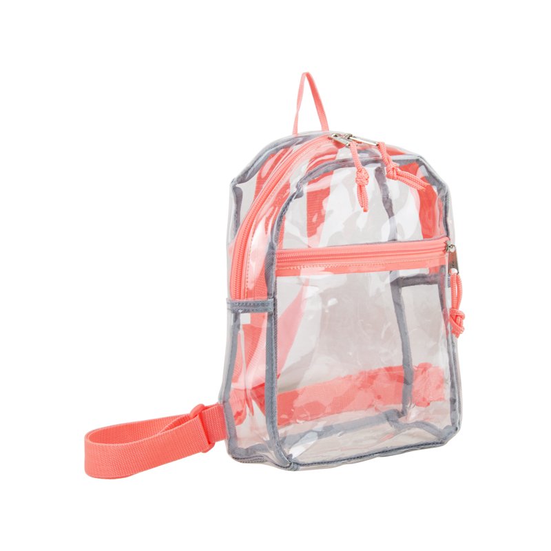 Unisex Clear Mini Backpack for Sports, Events & Travel - Lightweight & Durable