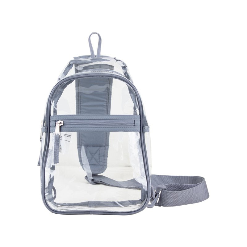 Unisex Clear Sling Bag - Stadium Approved, Durable & Adjustable Strap