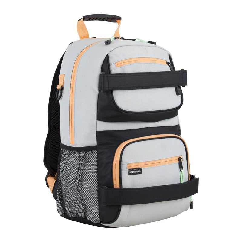 Unisex Dual Strap Skater Backpack with Laptop & Multiple Pockets