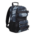 Unisex Dual Strap Skater Backpack with Laptop Compartment - Midnight Camo