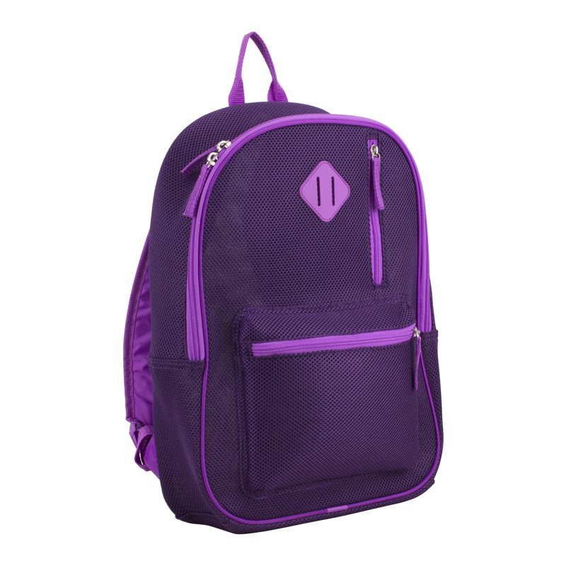 Unisex Mesh Backpack with Multiple Compartments - Durable Travel & School Bag