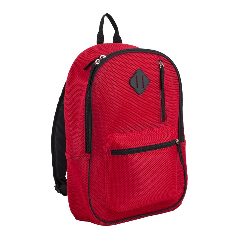 Unisex Mesh Backpack with Multiple Compartments - Durable Lightweight School & Travel Bag