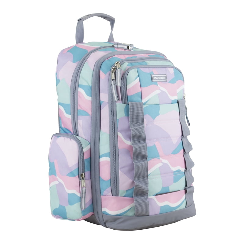 Unisex Recycled Expandable Backpack with Multiple Pockets & Molle Webbing