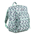 Unisex Fashion Lifestyle Backpack with Laptop & Hydration Pockets - Grey Mint Diamonds