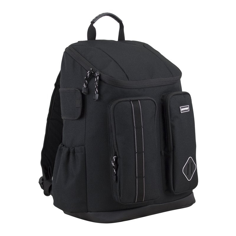 Unisex Geo Backpack with Water-Resistant Design & Multiple Storage Options