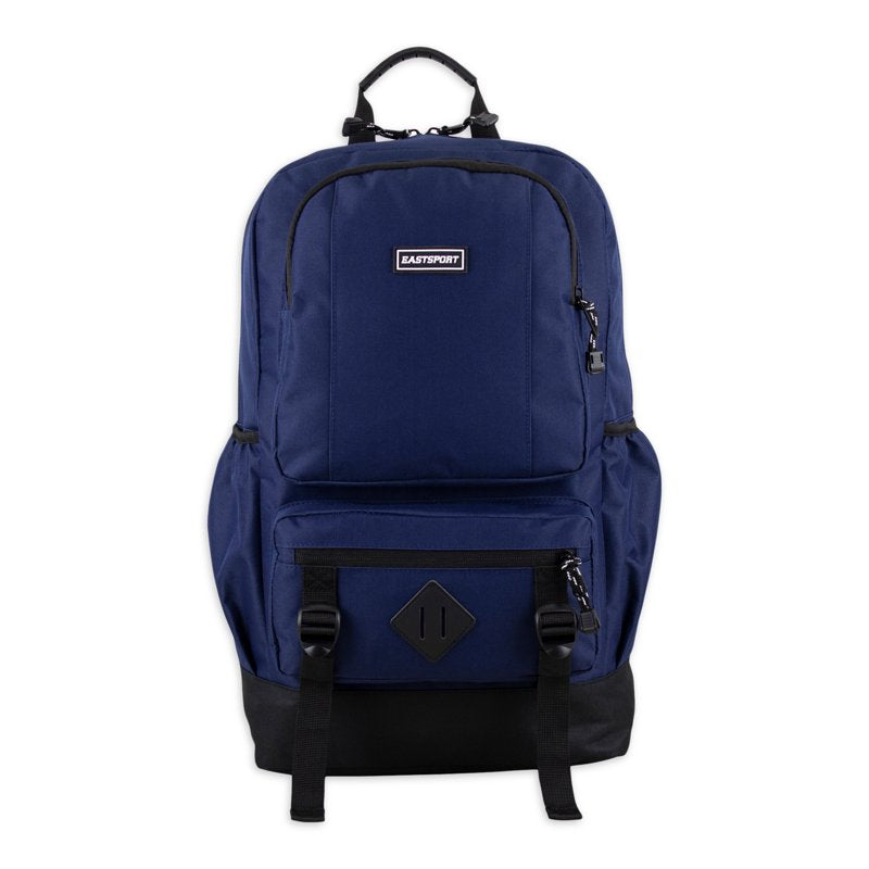 Unisex Laptop Backpack with Multiple Compartments and Water-Resistant Bottom