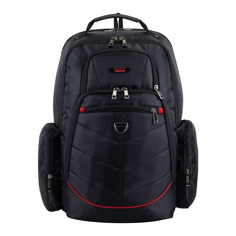Unisex Tech Backpack with Laptop & Tech Storage - Water Resistant, 19x13x9 inches