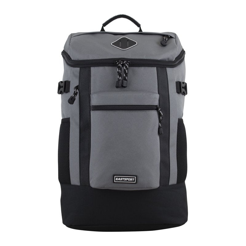 Unisex 18.5-Inch Laptop Backpack with Multiple Storage Pockets - Grey Flannel
