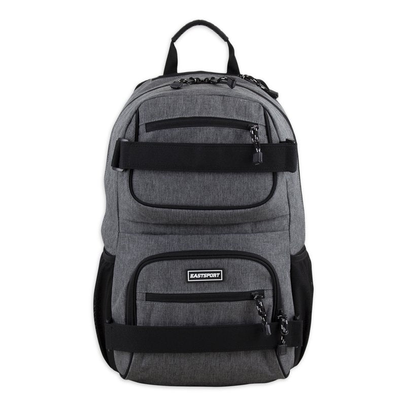 Unisex Skatepark Laptop Backpack - Durable Polyester with Multiple Compartments