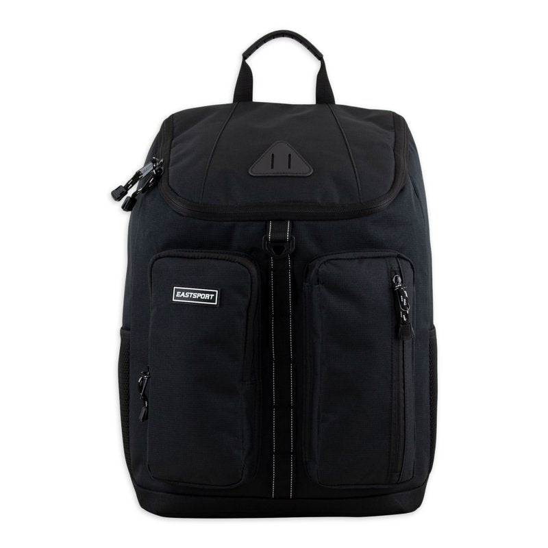 Unisex Top Loader Backpack with Multiple Pockets & Water Bottle Holders