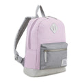 Mini Backpack for Women with Tech Sleeve & Padded Straps - Pink Grey