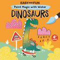 Kids Water Painting Activity Book with Dinosaur Designs - Mess-Free Art for Ages 4-6