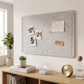 Large Felt Bulletin Board 36x24 Inches - Foldable Frameless Pin Board for Home & Office