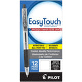 Retractable Ballpoint Pen 0.7mm Fine Point Black Ink 12 Pack - Smooth Writing