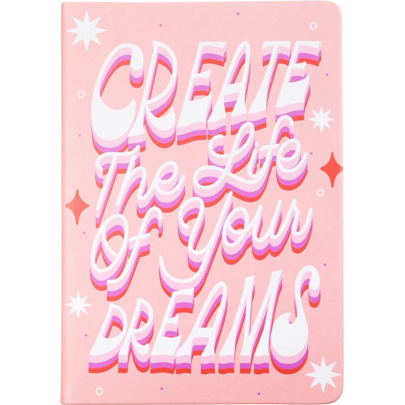 Create Dreams 6x8 Inch Linen Cover Journal - Ivory 256 Pages