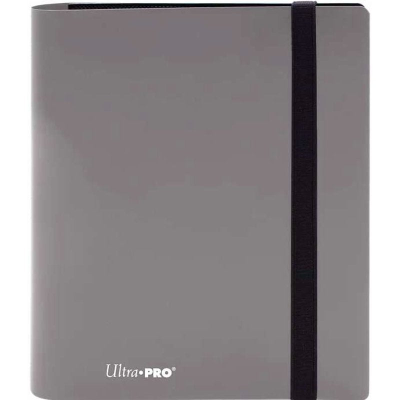 Ultra Pro Eclipse 4-Pocket Pro Binder - Smoke Grey, 160 Card Capacity