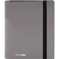 Ultra Pro Eclipse 4-Pocket Pro Binder - Smoke Grey, 160 Card Capacity