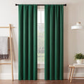 Blackout Curtain Panel - Thermal Insulated 37x84 Inch Rod Pocket for Window