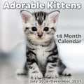 Vertical Wall Calendar 2026-2027 - Cute Kittens 18-Month Organizer