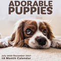 18-Month Vertical Wall Calendar with Puppies - 11x17 Open 2026-2027