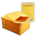 Self-Sealing Kraft Shipping Bags 5x7 Inches Gold 25-Pack - Durable Mailer Envelopes