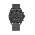 Men's Gunmetal Mesh Bracelet Watch 53mm - Ed Hardy Skull Dial