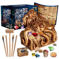 Kids Dinosaur Excavation Kit with 12 Treasures & Gemstones - Science & Educational Toy