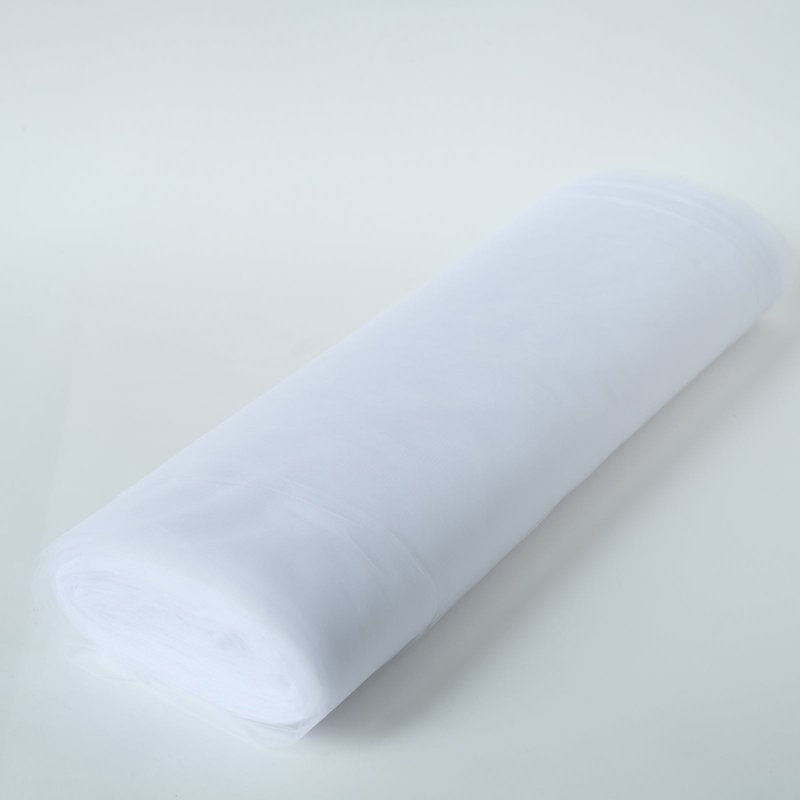 Large Wedding Tulle Fabric Roll 108x50 Yards for Party Decorations White