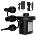 Portable Electric Air Pump for Inflatable Pools Airbeds & Rafts - Quick-Fill AC/DC Inflator & Deflator