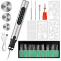 Electric Engraving Pen Kit with 42 Bits - Portable DIY Rotary Tool for Jewelry Wood Metal Glass