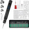 Electric Engraving Pen Kit with 37 Bits Portable DIY Rotary Tool for Jewelry Wood Glass