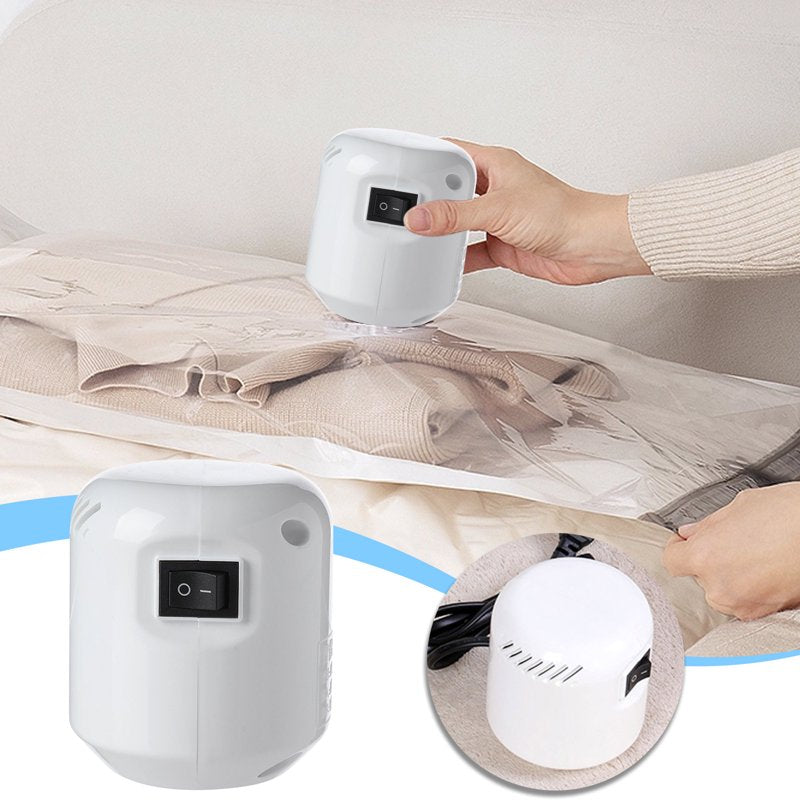 Electric Vacuum Pump for Storage Bags 55W Space Saver Compressor Travel Sealer