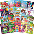 Kids Coloring Books Pack - 20 Small Activity Books with Mazes for Ages 4-8