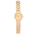 Women's Gold Analog Watch with Bracelet Strap - Elegant Waterproof Timepiece