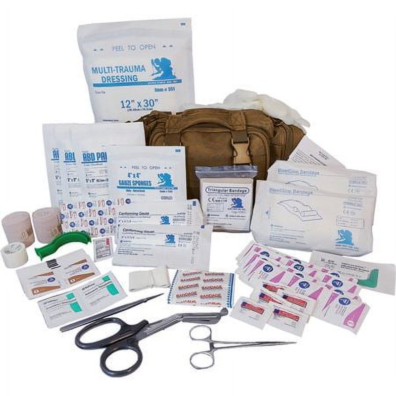 First Aid Emergency Response Bag - Compact MOLLE-Compatible Trauma Kit