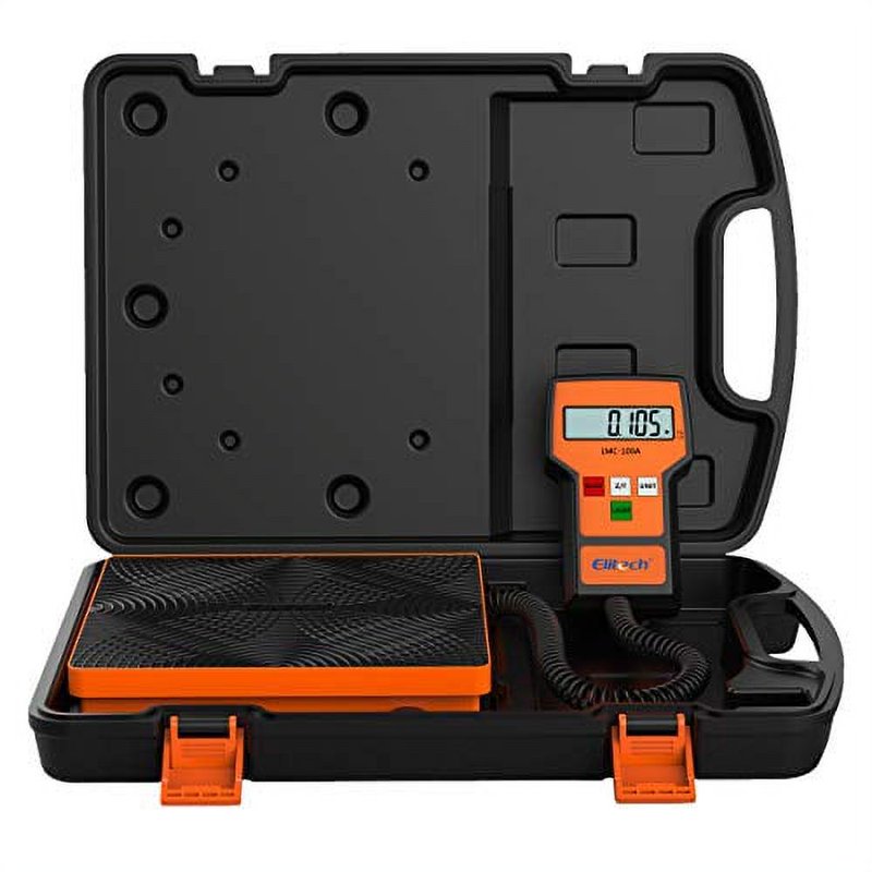 Digital Refrigerant Scale for HVAC - 220lb Freon Charging Weight Scale
