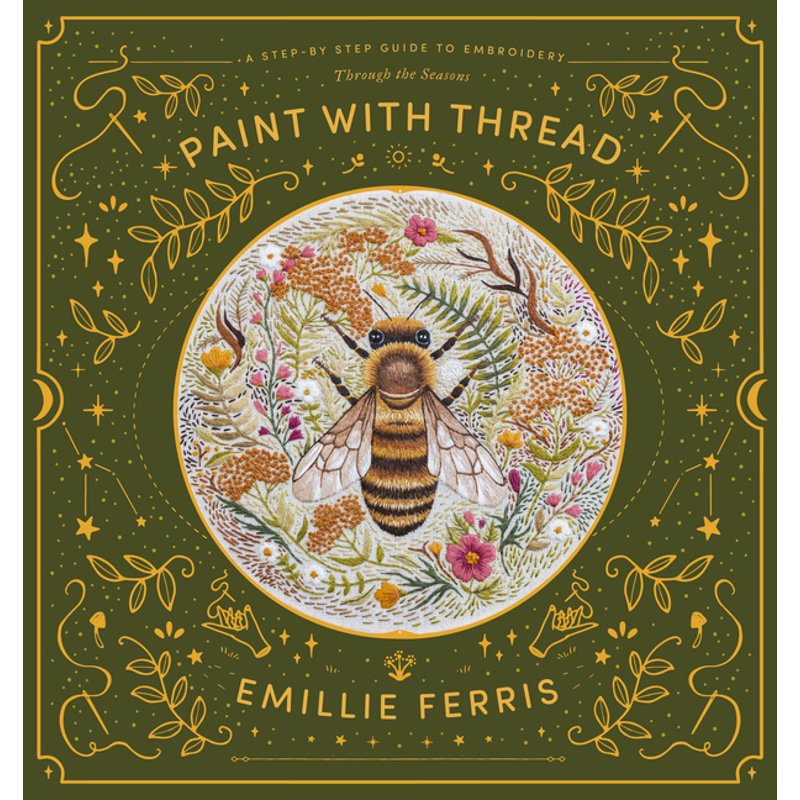 Paint with Thread: Through the Seasons Embroidery Book - Needlepainting Guide