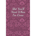 End of Life Planning Workbook - Personal Estate & Final Wishes Organizer