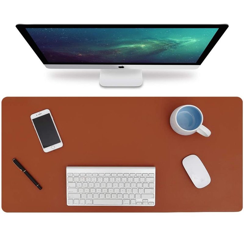Waterproof PU Leather Desk Pad - Non-Slip, Multi-Purpose, Large Office Mat