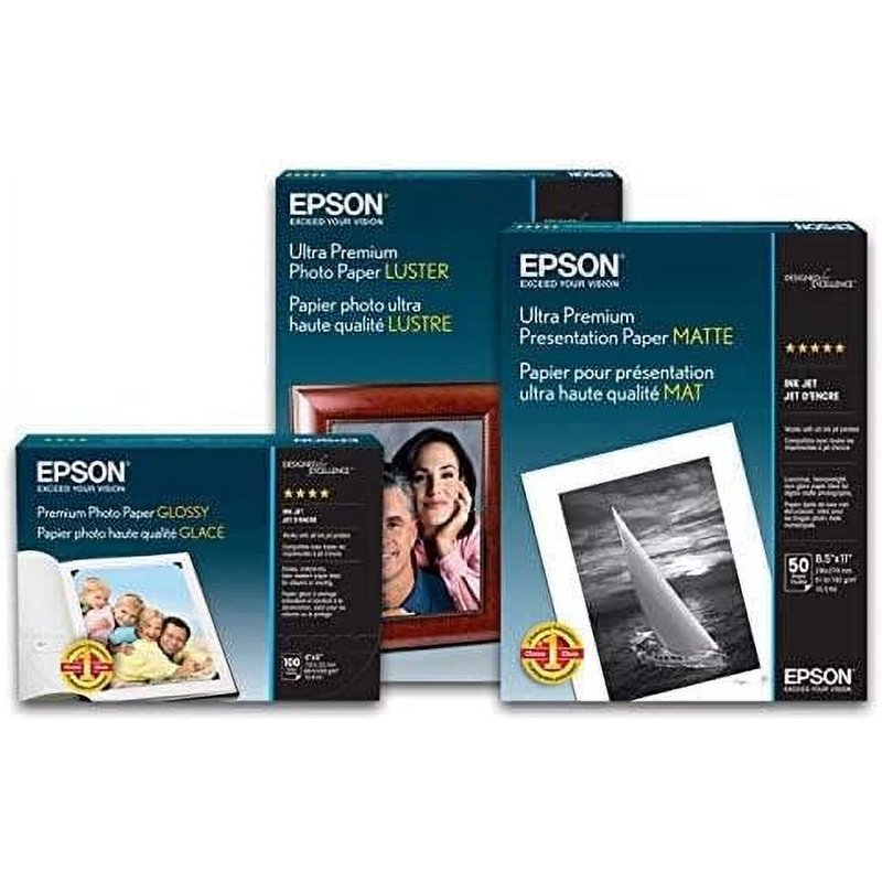 Premium Luster Photo Paper for Vivid Digital Prints - 8.5x11 Inch, 50 Sheets
