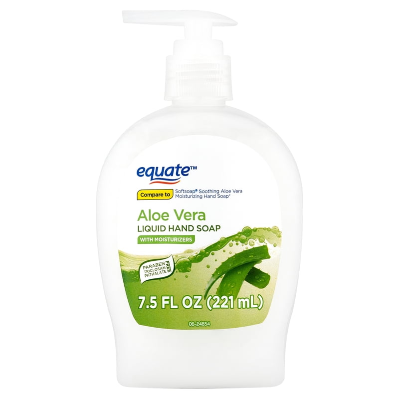 Aloe Vera Liquid Hand Soap with Moisturizers - 7.5 fl oz, Bulk Pack