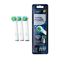 Electric Toothbrush Replacement Heads - 8 Count, Multi-Level Bristle Design