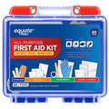 Compact First Aid Kit 85 Pieces for Travel Home Office Auto & School