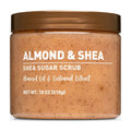 Shea Sugar Scrub with Almond Oil - 18 oz Exfoliating Body Polish