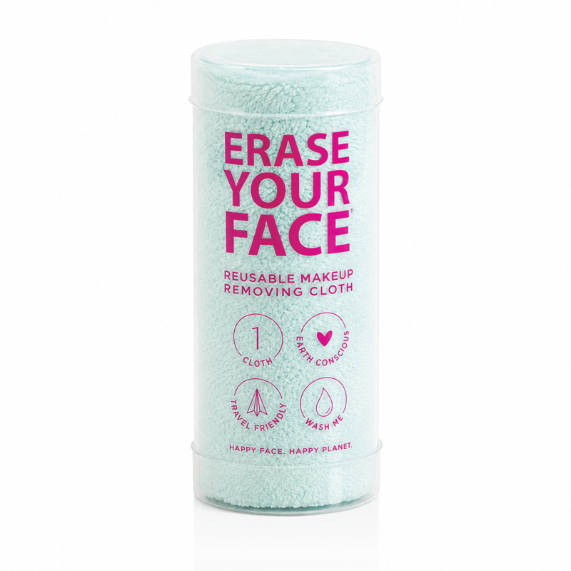 Reusable Makeup Removing Cloths - Water Activated, Soft Microfiber, Blue, Pack Options