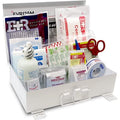 First Aid Kit for 25 People with Metal Case - OSHA Compliant, 107 Supplies