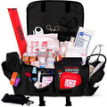 Fully Stocked First Aid Trauma Kit with Bandages, Gauze, Shears & CPR Equipment
